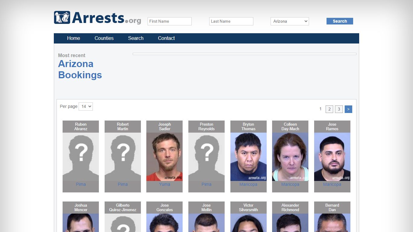 Arizona Arrests and Inmate Search